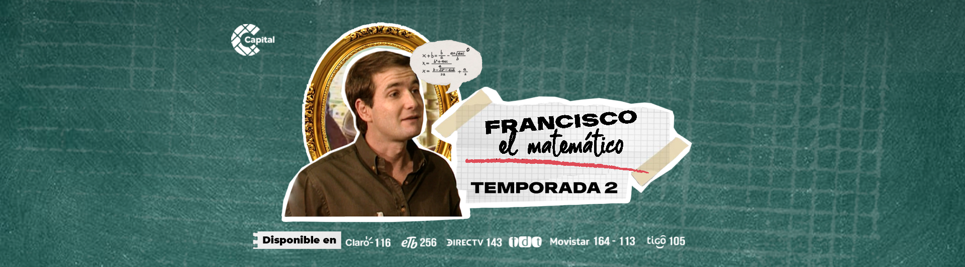 Banner: Francisco el matemático - Desktop