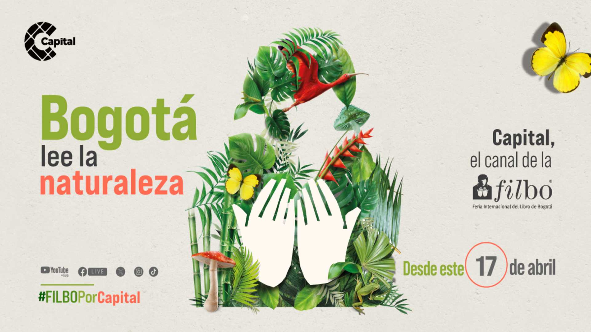 Portada de la lista de reproducción de las conferencias Filbo 2024 - Bogotá lee la naturaleza