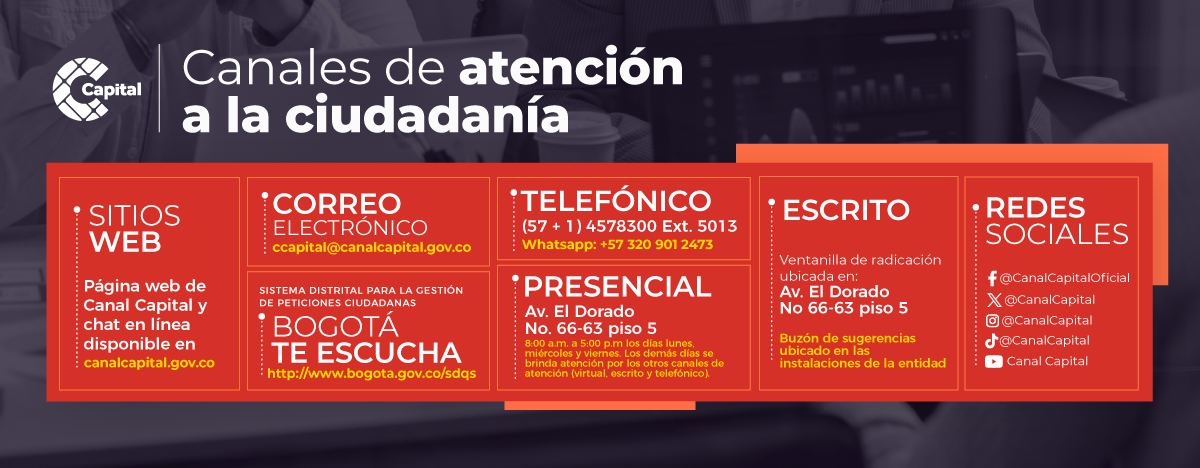 Banner Canales de atención