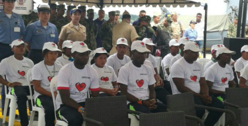 Imagen tomada del Twitter de @armadacolombia Imagen tomada del Twitter de @armadacolombia