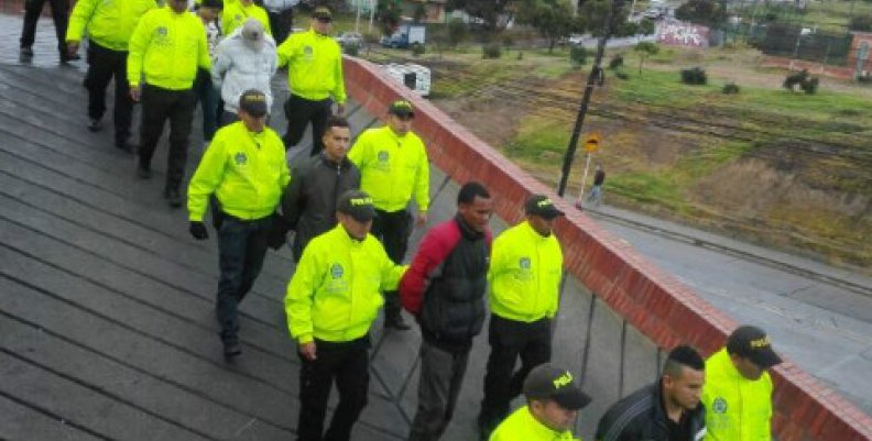 Imagen tomada de @PoliciaBogota Imagen tomada de @PoliciaBogota