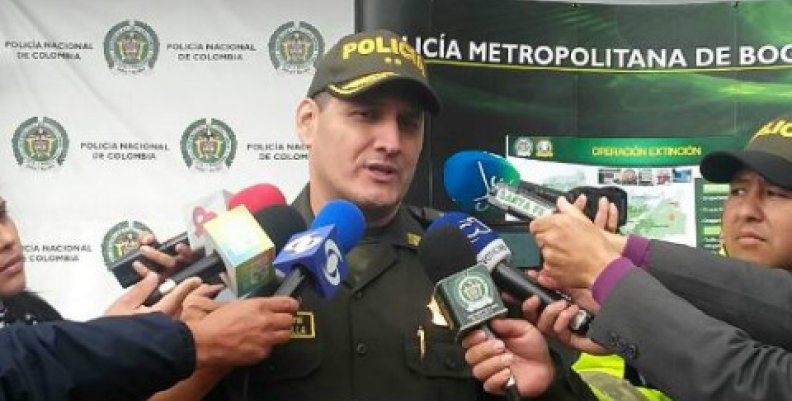 Imagen tomada de @PoliciaBogota Imagen tomada de @PoliciaBogota