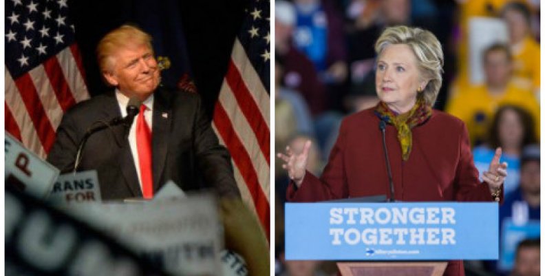 Imágenes tomadas de las páginas de Facebook de Hillary Clinton y Donald Trump Imágenes tomadas de las páginas de Facebook de Hillary Clinton y Donald Trump