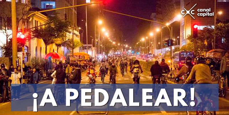 Ciclovía nocturna en el Festival de Verano Ciclovía nocturna en el Festival de Verano