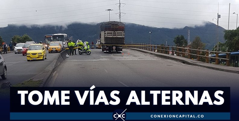 Accidente de tránsito desata fuerte trancón en la calle 127 con Autonorte Accidente de tránsito desata fuerte trancón en la calle 127 con Autonorte