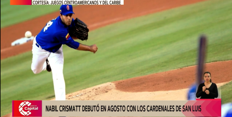 Nabil Crisma debitó en agostó con los cardenales de San Luis Nabil Crisma debitó en agostó con los cardenales de San Luis