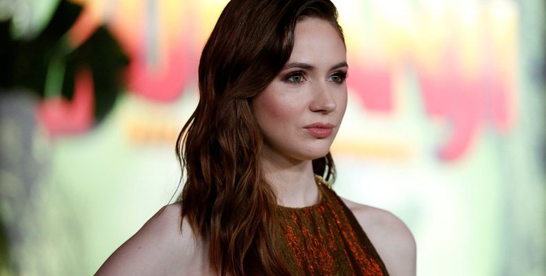 Cast member Gillan poses at the premiere for "Jumanji: Welcome to the Jungle" in Los Angeles Cast member Gillan poses at the premiere for "Jumanji: Welcome to the Jungle" in Los Angeles