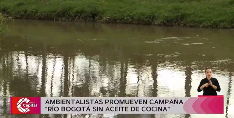 Ambientalistas promueven la campaña ‘Río Bogotá sin aceite de cocina’ Ambientalistas promueven la campaña ‘Río Bogotá sin aceite de cocina’