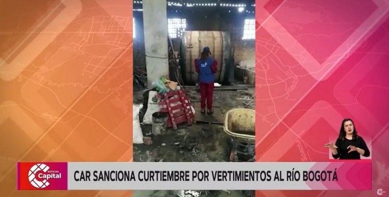 CAR sanciona curtiembre por vertimentos al río Bogotá CAR sanciona curtiembre por vertimentos al río Bogotá