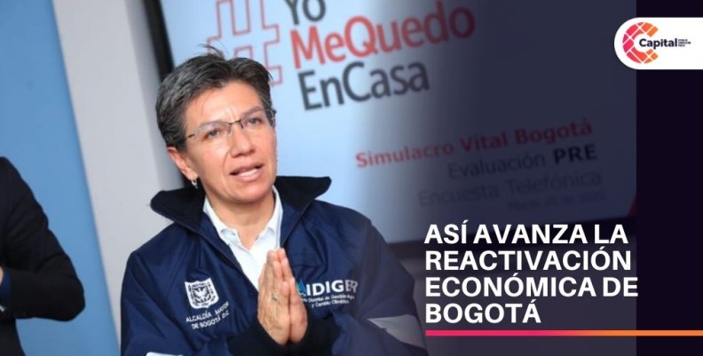 Alcaldesa Claudia López entregó noticias sobre la reactivación económica de Bogotá Alcaldesa Claudia López entregó noticias sobre la reactivación económica de Bogotá