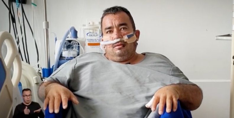 Hombre que no creía en la vacuna Hombre que no creía en la vacuna