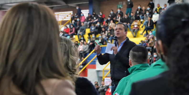 Juan Carlos Saldarriaga, alcalde de Soacha. Juan Carlos Saldarriaga, alcalde de Soacha.