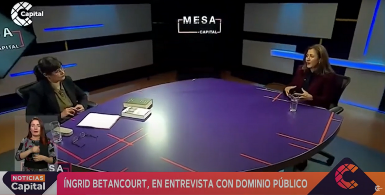 Ingrid Betancourt en Mesa Capital Ingrid Betancourt en Mesa Capital