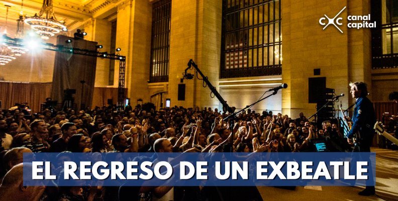 Paul McCartney sorprendió con concierto gratuito en Nueva York Paul McCartney sorprendió con concierto gratuito en Nueva York