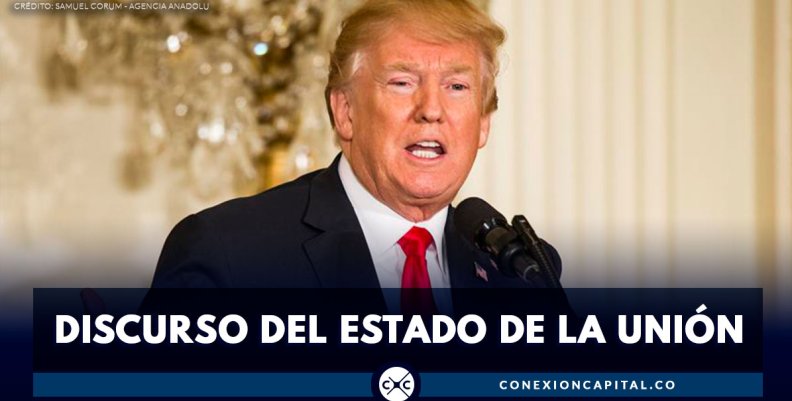 Tono conciliador de Trump en discurso del Estado de la Unión Tono conciliador de Trump en discurso del Estado de la Unión