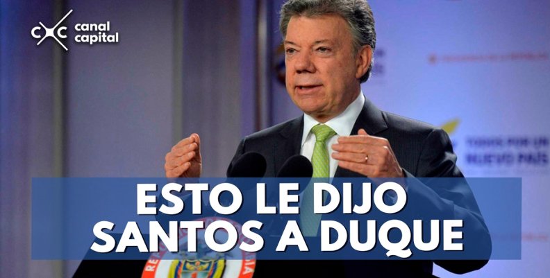 ESTO-LE-DIJO-SANTOS-A-DUQUE ESTO-LE-DIJO-SANTOS-A-DUQUE
