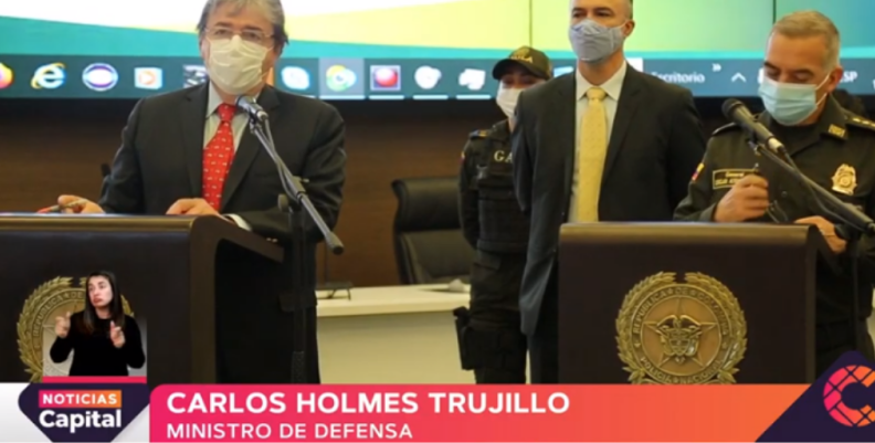 ministro de Defensa Carlos Holmes Trujillo. ministro de Defensa Carlos Holmes Trujillo.