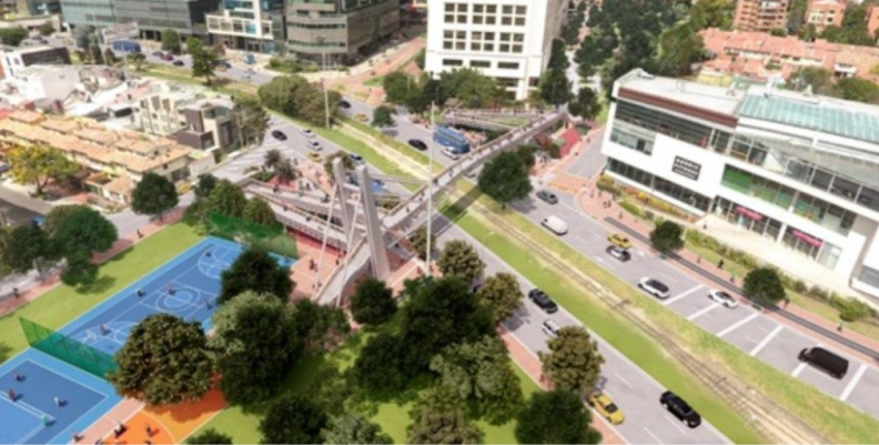 Puente peatonal en la carrera novena con calle 112 pronto será realidad Puente peatonal en la carrera novena con calle 112 pronto será realidad