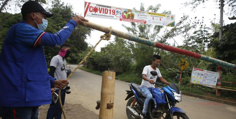 Medidas de indígenas en Cauca Medidas de indígenas en Cauca
