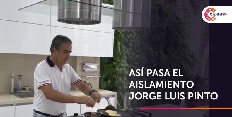 Jorge Luis Pinto aprovecha su tiempo en casa Jorge Luis Pinto aprovecha su tiempo en casa