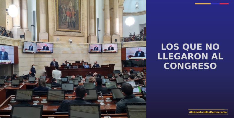 Los que no llegaron al Congreso Los que no llegaron al Congreso