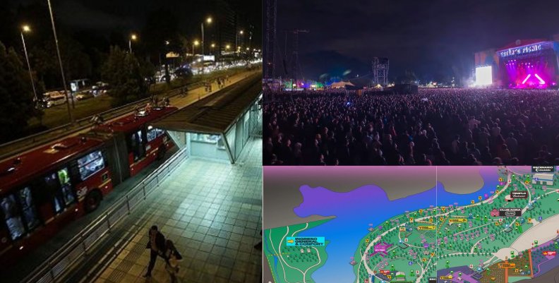 Parque Simón Bolívar Imágenes alusivas al Estéreo Picnic 2024 en el Parque Simón Bolívar