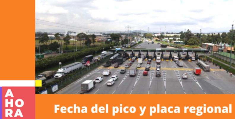 Pico y placa regional en Bogotá