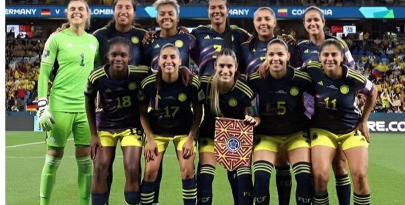 Selección Colombia Jugadoras de la Selección Colombia posan en el Mundial Femenino de la FIFA