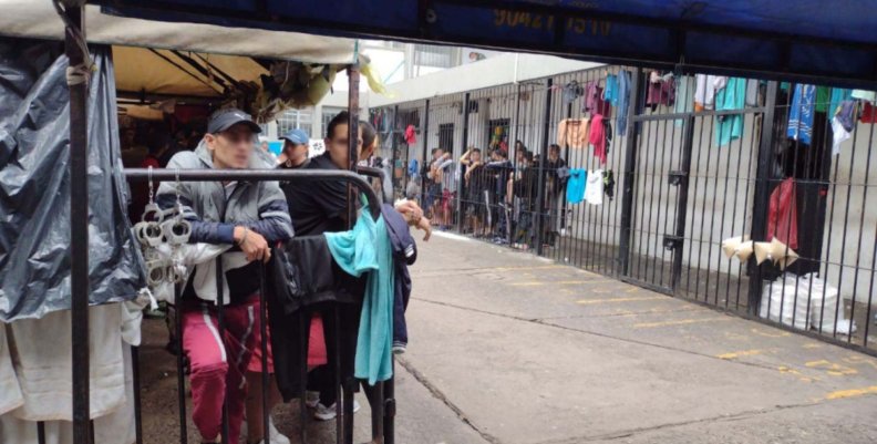 Hacinamiento en Bogotá Interior de una prisión