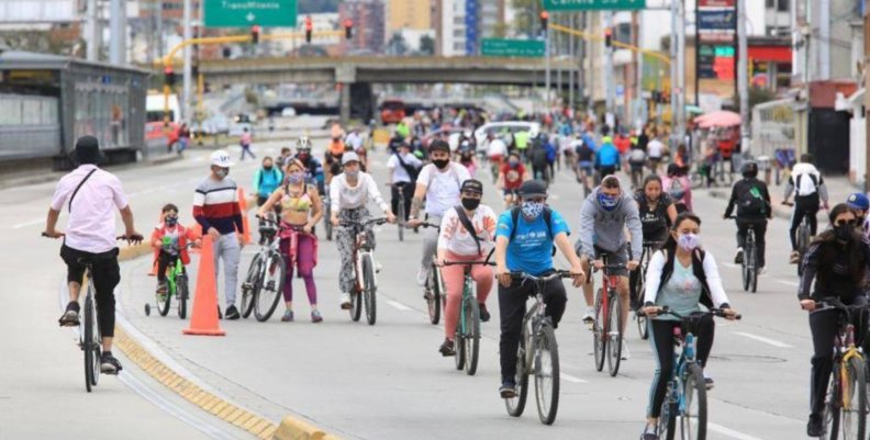Ciclovía de Bogotá, domingo Ciclovía de Bogotá