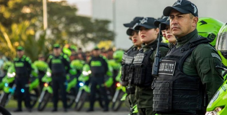 Estratégia de seguridad de Bogotá Fuerza policial de Bogotá