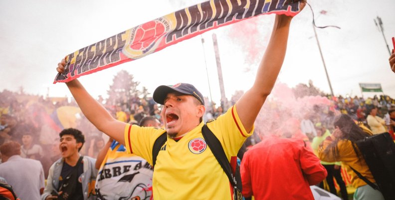 Bogotá celebró el paso a la final de Colombia en la Copa América Hincha de la Selección Colombia en Bogotá