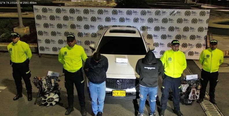 Cayeron ‘Los Platinos’, delincuentes dedicados al hurto violento de carros de alta gama en Bogotá / Secretaría de Seguridad