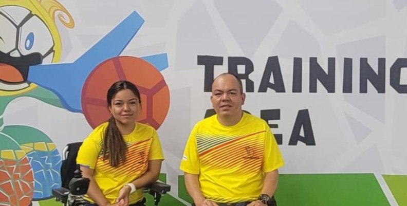 Leidy y Edilson Chica Leidy y Edilson Chica, deportistas de boccia