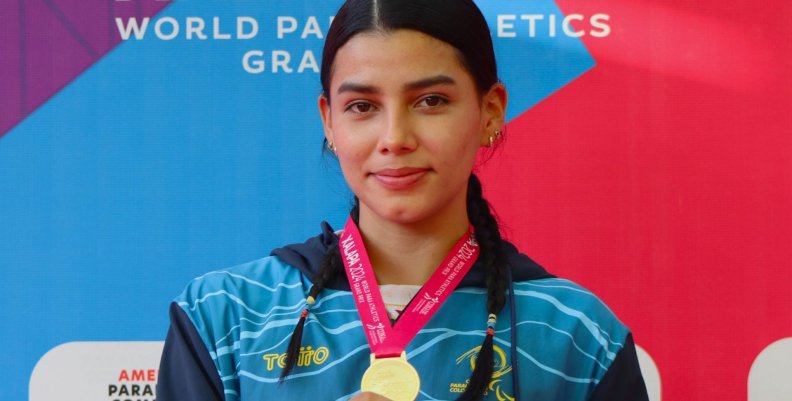 Xiomara Saldarriaga Xiomara Saldarriaga, ganadora de una medalla de bronce en los Juegos Paralímpicos 2024