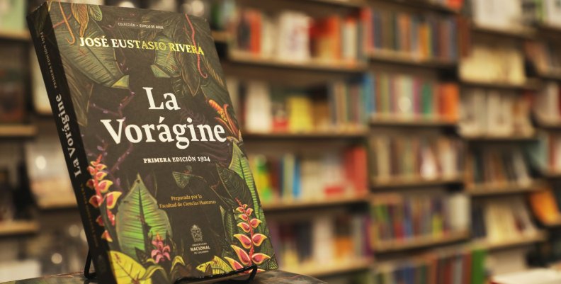 La Vorágine Imagen de un ejemplar de La Vorágine, novela de José Eustasio Rivera