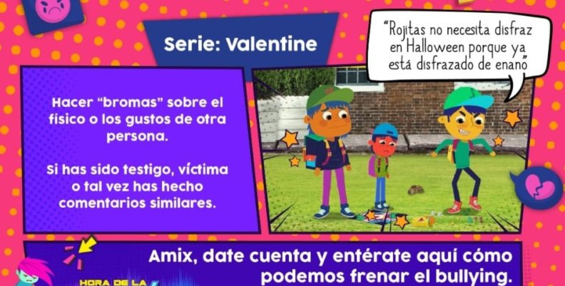 Valentine contra el Bullying Imagen de Valentine, serie infantil de eureka Tu Canal