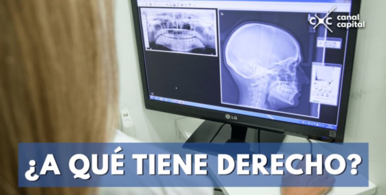Odontología Mujer viendo una radiografía maxilar