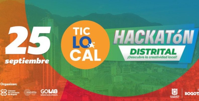 Hackatón Distrital 2023 Logo de la Hackatón Distrital 2023