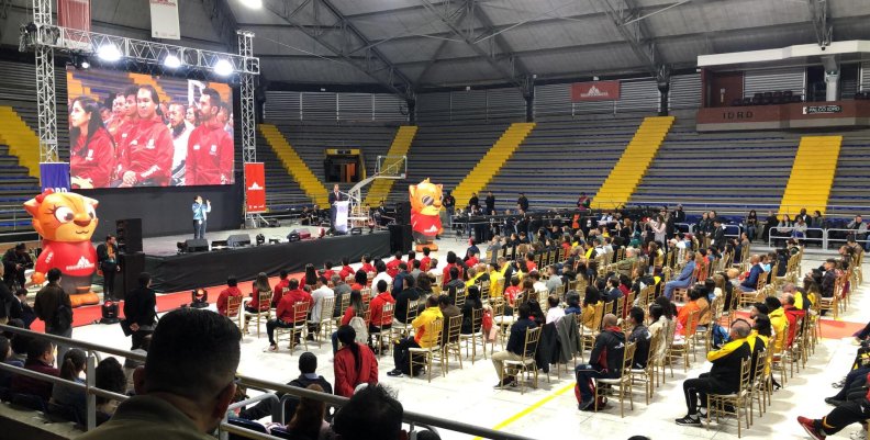 Equipo Bogotá Olímpicos El Equipo Bogotá durante el evento de despedida rumbo a los Juegos Olímpicos y Paralímpicos 2024