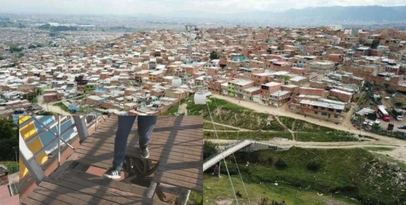 Bosa Imagen panorámica de la localidad de Bosa con un fragmento de imagen del puente Getsemaní