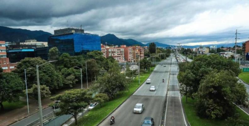 Imagen: Alcaldía de Bogotá Panorámica de una de las avenidas de Bogotá