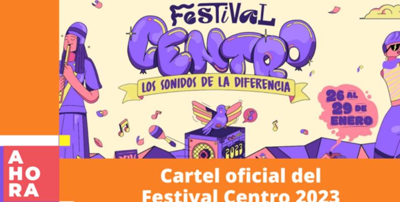 Conoce el cartel del festival centro 2023