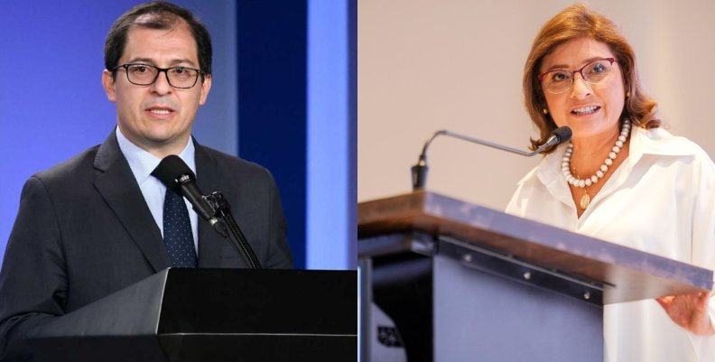 Fiscales Imágenes de los fiscales Francisco Barbosa y la fiscal encargada Martha Mancera
