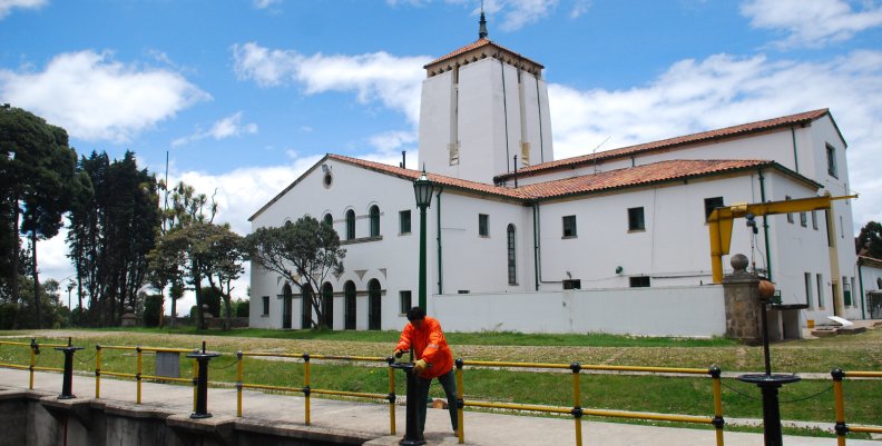 Planta de tratamiento Vitelma reforzará suministro de Agua en Bogotá Vista general de Planta de agua Vitelma