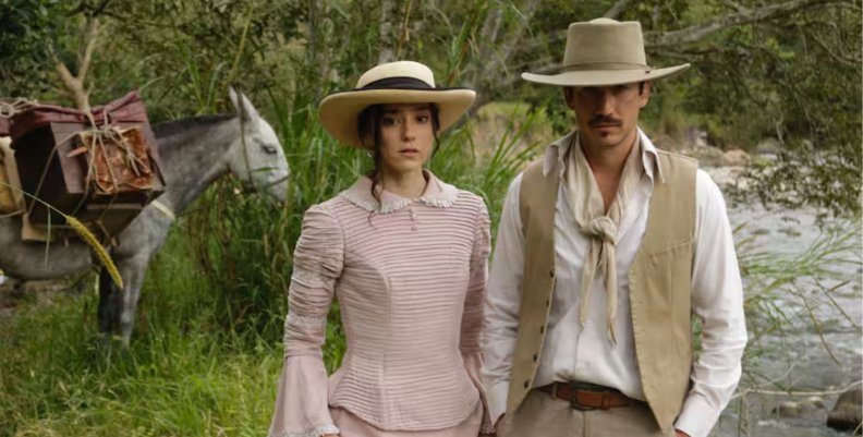 Viviana Serna y Juan Pablo Urrego, los protagonistas de La vorágine Foto: Quintocolor Productora de Televisión y Cine