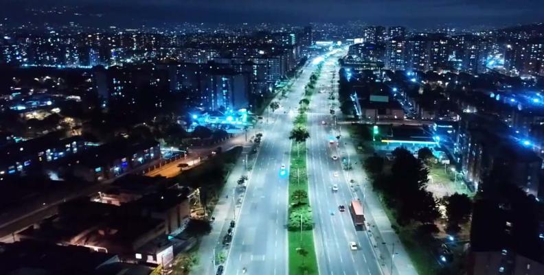 Imagen: Uaesp Avenida Boyacá durante la noche