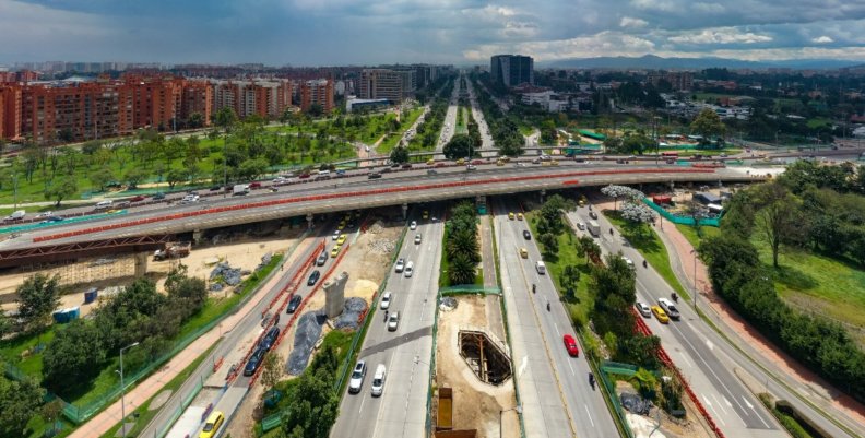 Metro de Bogotá tiene un avance del 33,35% según el Distrito Puente carrera 68 con calle 26