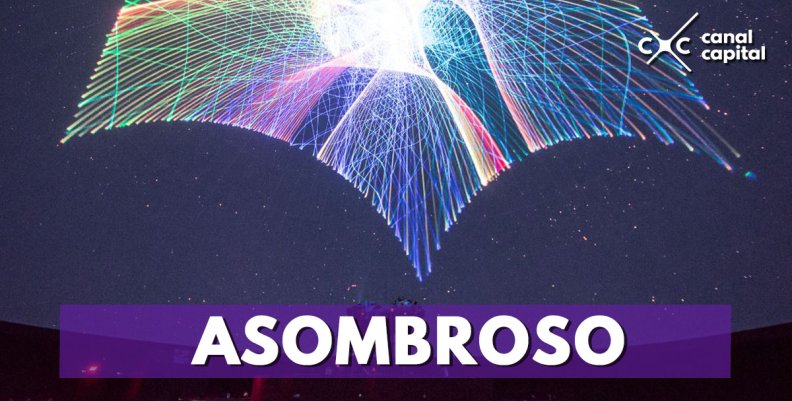 Show láser de magia y fantasía en el Planetario de Bogotá