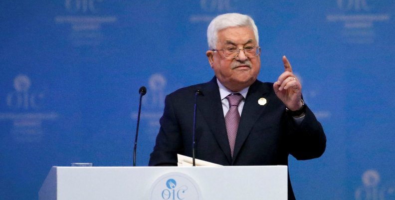 Palestinian President Mahmoud Abbas speaks during an extraordinary meeting of the OIC in Istanbul Palestinian President Mahmoud Abbas speaks during an extraordinary meeting of the OIC in Istanbul